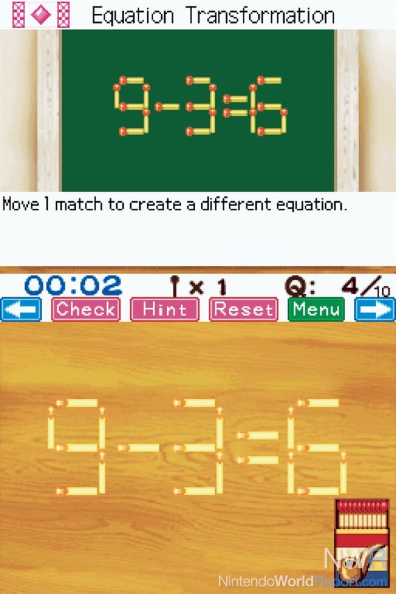 Matchstick Puzzle by DS - Game - Nintendo World Report