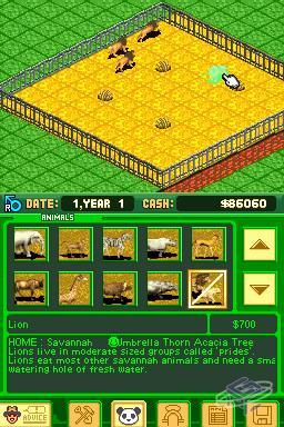 Zoo Tycoon DS - Game - Nintendo World Report