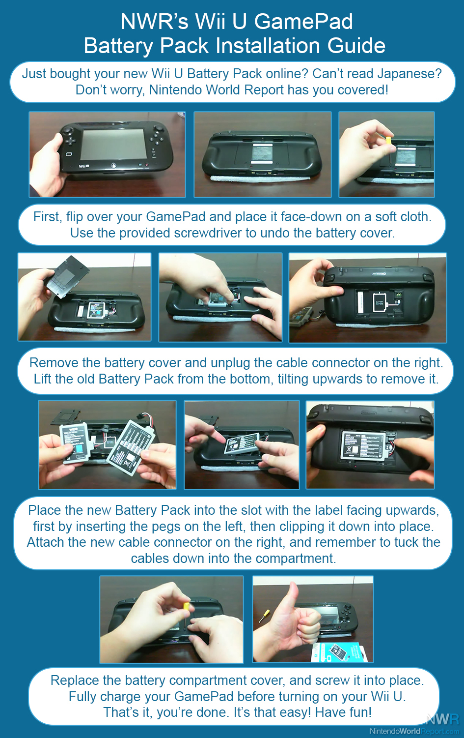 Wii U GamePad Battery Pack Hands-on Preview - Hands-on Preview - Nintendo  World Report