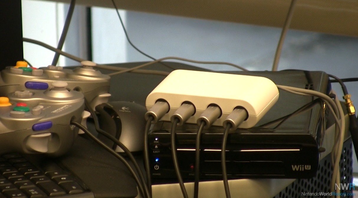 White Wii U GameCube Controller Adapter Spotted - News - Nintendo World  Report