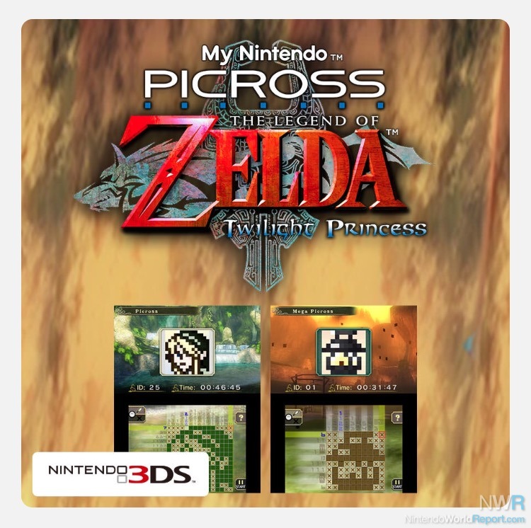 My Nintendo Picross: The Legend of Zelda: Twilight Princess Review - Review  - Nintendo World Report