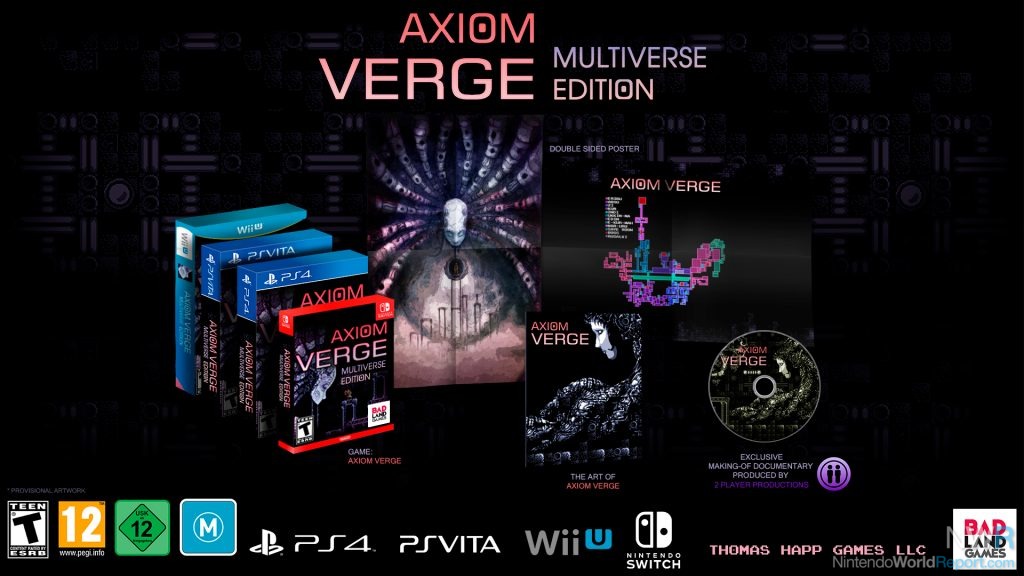 Axiom Verge Switch Physical Editions Launch November 21 - News - Nintendo  World Report