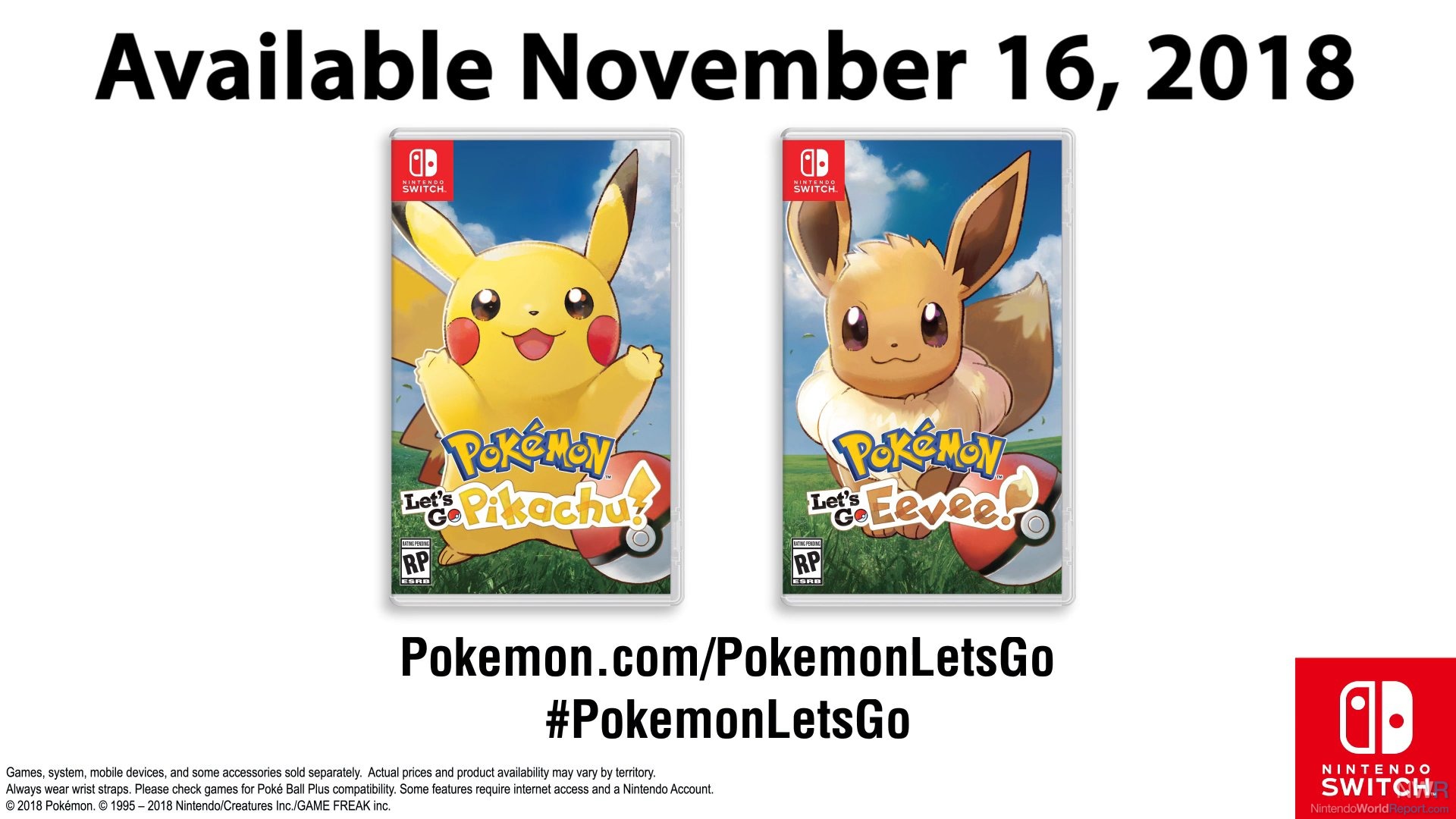 Pokemon Let's Go! Pikachu And Eevee Officially Announced - News - Nintendo  World Report