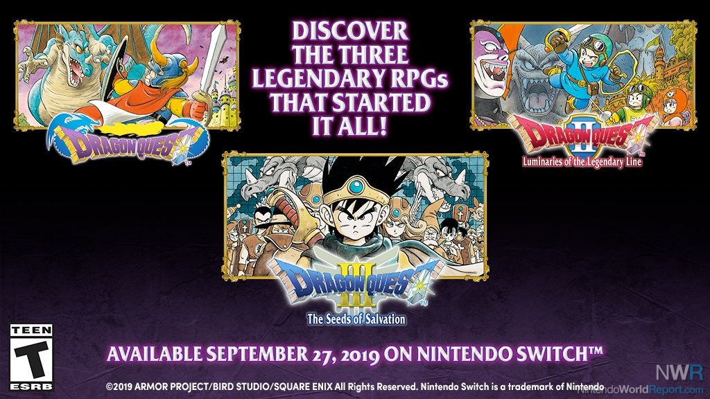 Dragon Quest's First Three Games Coming To Switch