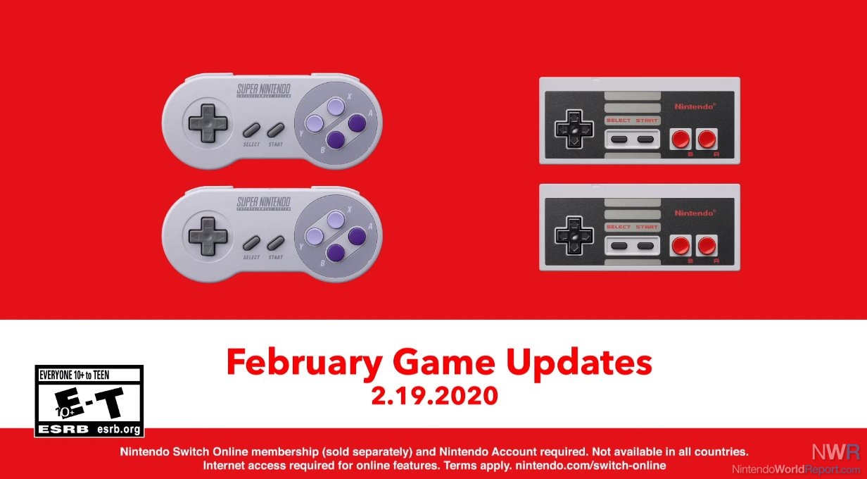 NES And SNES Switch Online Adding New Games February 19 - News - Nintendo  World Report