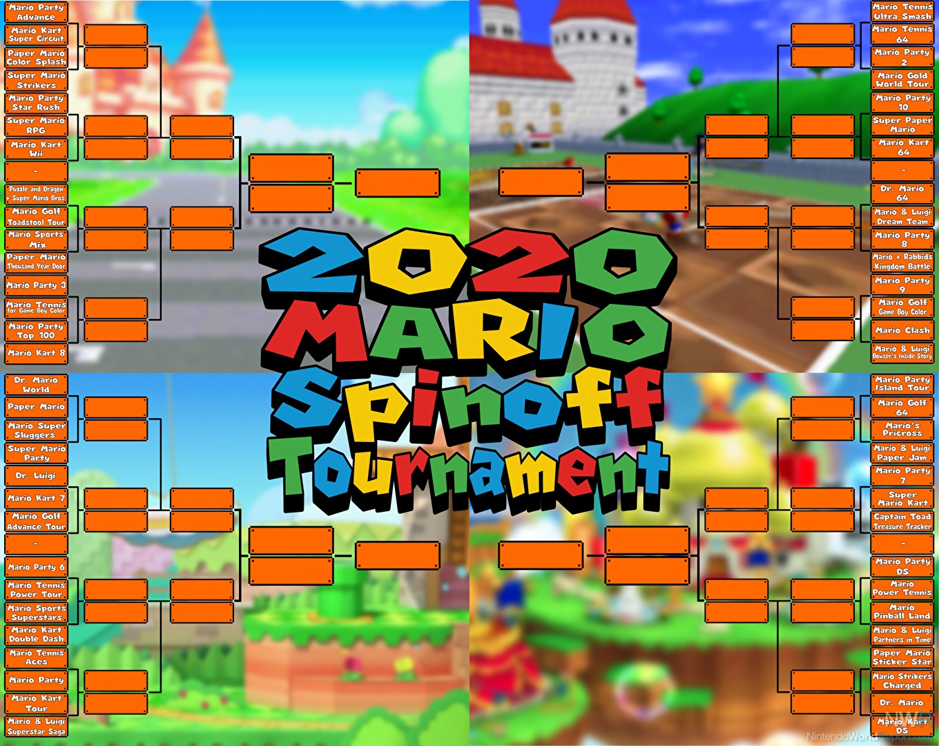 2020 Mario Spinoff Madness Tournament - Feature - Nintendo World Report