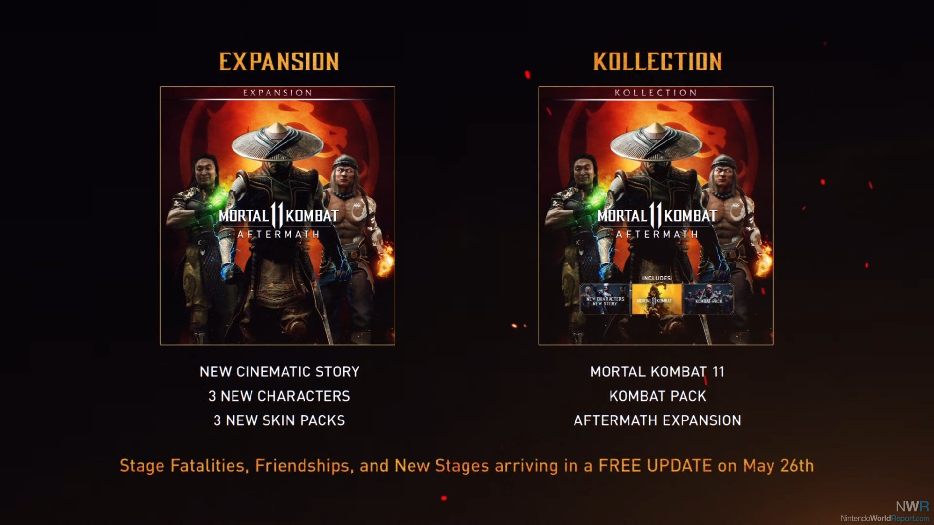 Mortal Kombat 11 Adding New Story DLC And Features In May 26 Update - News  - Nintendo World Report