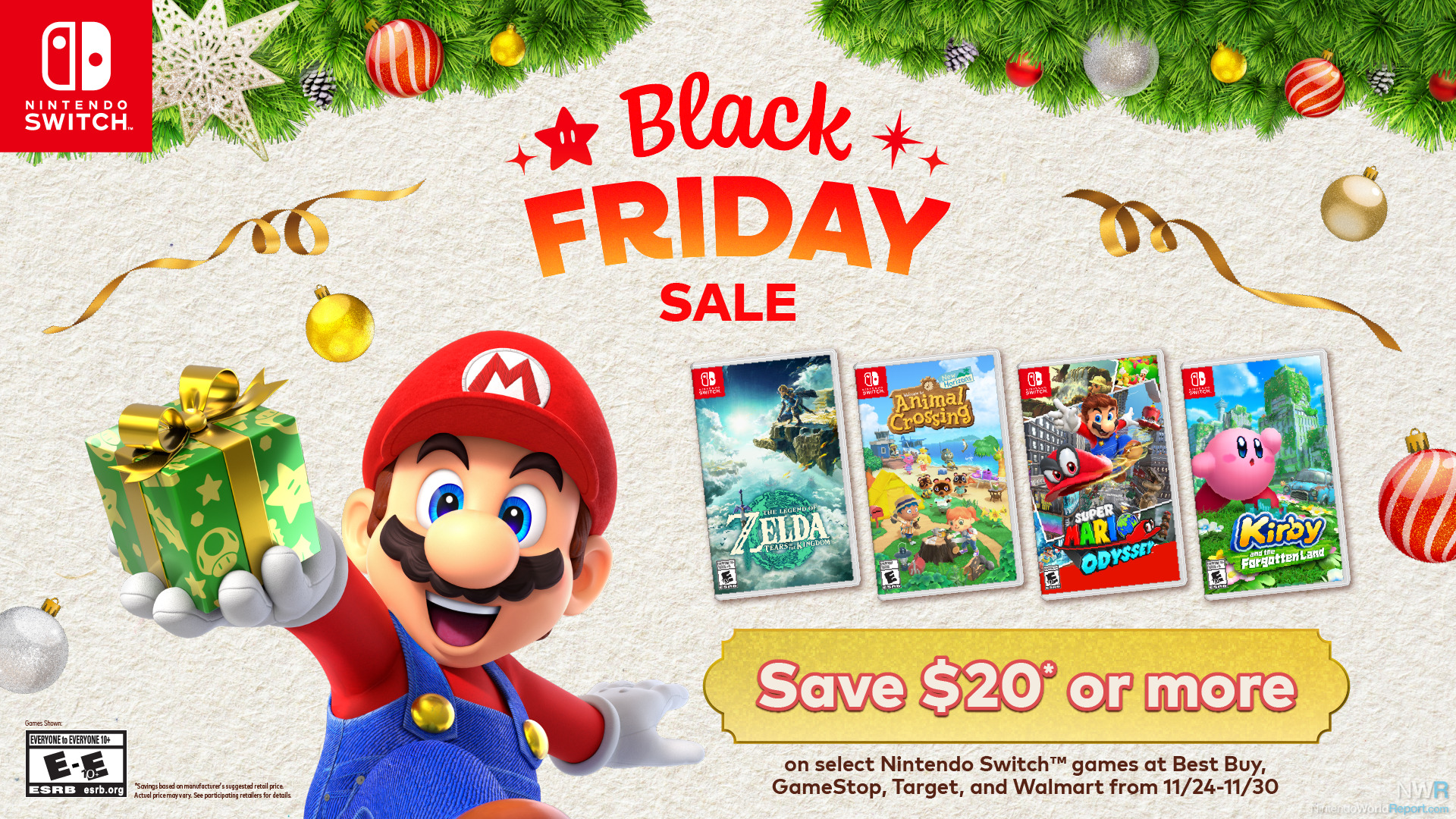 Nintendo Reveals Official Black Friday Offers For 2024 Including Tears Of The Kingdom Discount – News