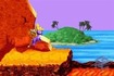 Spyro on a volcanic island