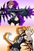 Batgirl versus Skeleton Dude