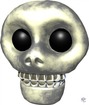 A skull with beady eyes!