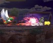Yoshi uses fire blast!