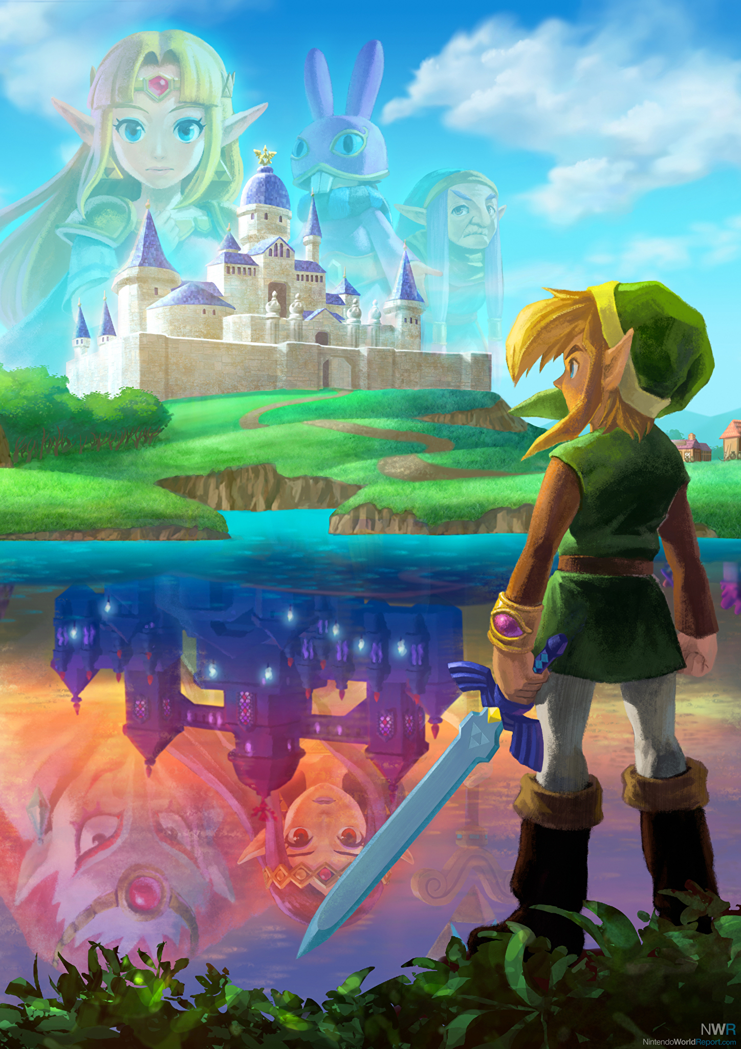 The Legend Of Zelda A Link Between Worlds Map