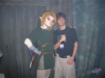 Mike Sklens poses with Link