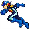 Mega Man in all his blue jump-suited glory!